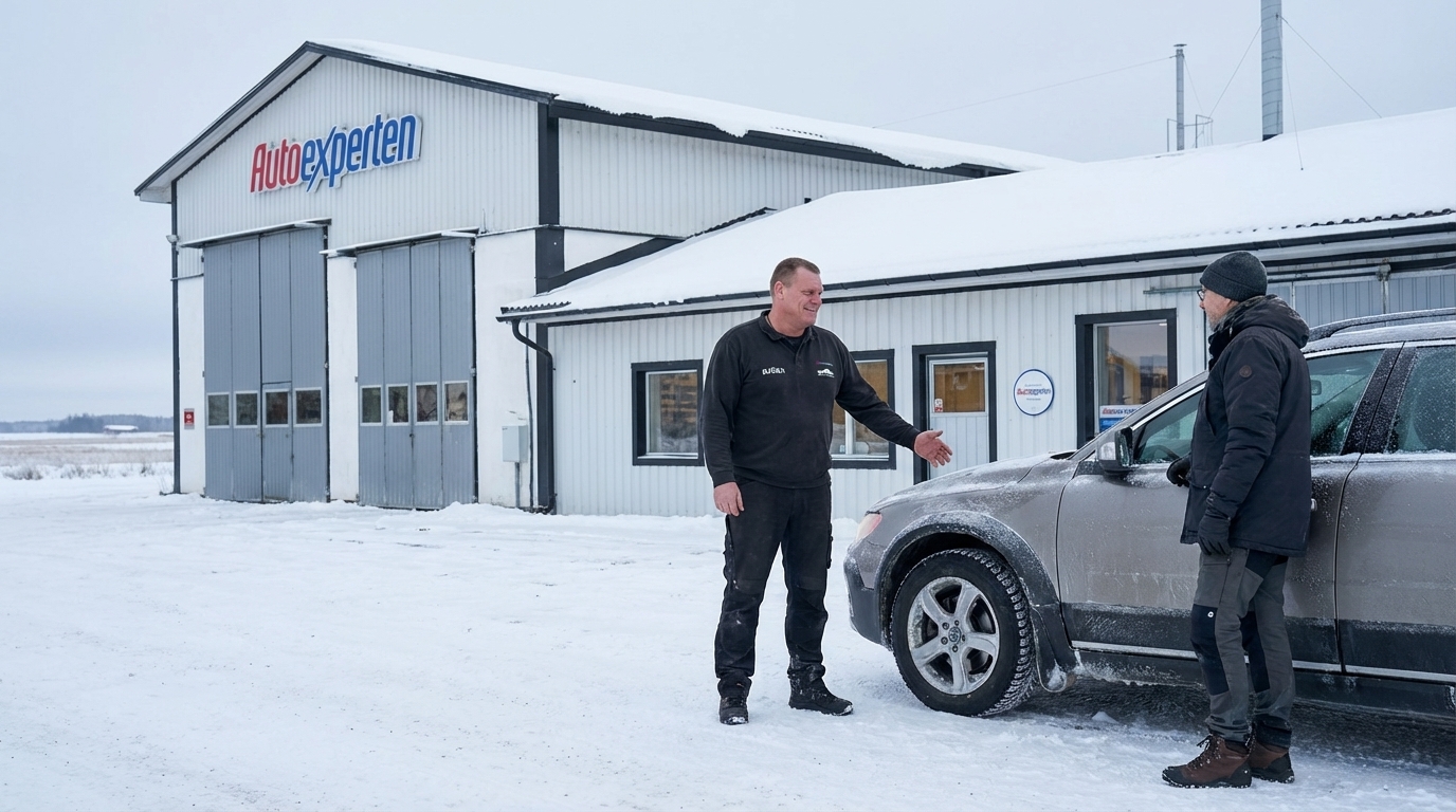 Vinter — trygg bilkörning i kyla och snö